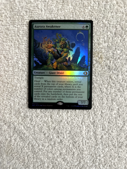 Aurora Awakener Lorwyn Eclipsed Foil - Green Creature - NM - Image 1