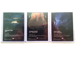 mtg 3 cards stomping ground, thespian's stage, watery grave rare reg finish n/m - Image 1