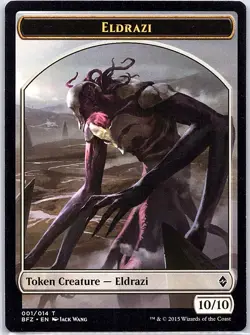 Eldrazi Token 1 Battle for Zendikar - Magic The Gathering MTG - NM - Image 1