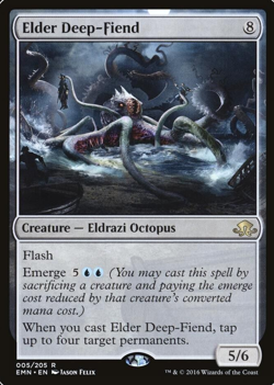 Elder Deep-Fiend / Ancetre fielleux des profondeurs ENGLISH Eldritch magic mtg - Image 1