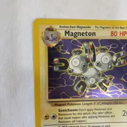 1999 Pokemon, Fossil, Holo 26/62 Magneton, Rare - Image 4