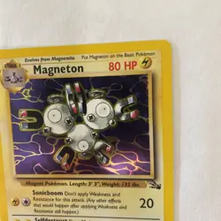 1999 Pokemon, Fossil, Holo 26/62 Magneton, Rare - Image 5