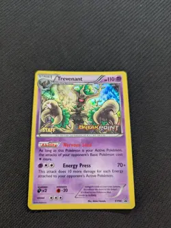 Pokemon Card Trevenant XY94 Breakpoint Promo STAFF Stamp Prerelease Near Mint - Image 1