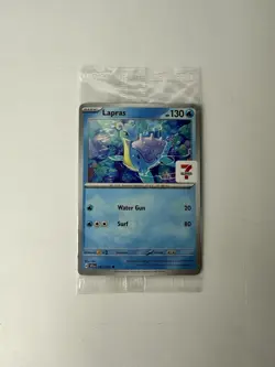 Pokemon Scarlet & Violet Stellar Crown Seven Eleven Promo Lapras 711 7-11 7/11 - Image 1