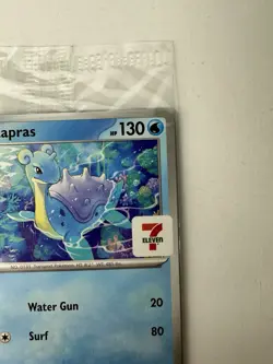 Pokemon Scarlet & Violet Stellar Crown Seven Eleven Promo Lapras 711 7-11 7/11 - Image 3