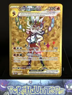 Pokemon Card Cinderace ex SVP 163 Terapagos Ultra Premium Collection NM - Image 1