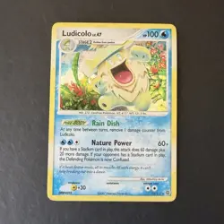 Pokemon Ludicolo 13/132 Secret Wonders Holo Rare Stage 2 Nature Power 100HP - Image 1
