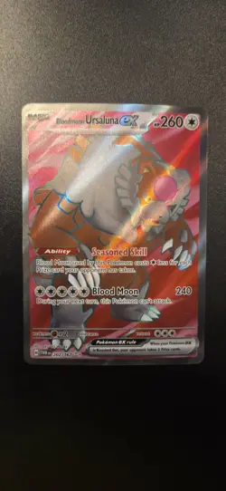 Bloodmoon Ursaluna ex 202/167 Sv06: Twilight Masquerade Holo Pokemon TCG NM - Image 1