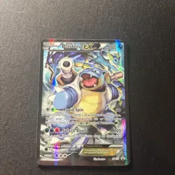 Pokemon Blastoise EX XY122 Black Star Promo Full Art XY Rare. Pk000870 - Image 1