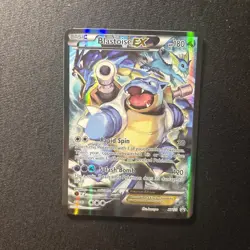Pokemon Blastoise EX XY122 Black Star Promo Full Art XY Rare. Pk000870 - Image 3