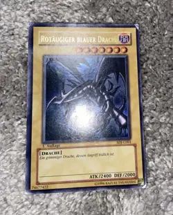 Rotaugiger Blauer Drache SDJ-G001 Ultra-Rare 1 Auflage YU-GI-OH very good - Image 3