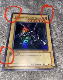 Rotaugiger Blauer Drache SDJ-G001 Ultra-Rare 1 Auflage YU-GI-OH very good - Image 5