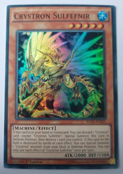 Yu-Gi-Oh! - Crystron Sulfefnir - RATE-EN021 - 1st Edition / RARE - Image 1