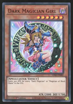 Dark Magician Girl - LDS3-EN082 - RED Ultra Rare - 1st Edition Yugioh - Image 1