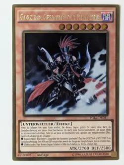 Gorz der Gesandte der Finsternis PGL2-DE081 Gold Rare Deutsch NM YUGIOH - Image 1
