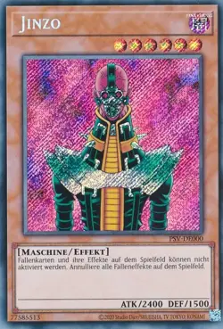 Jinzo - PSV-DE000 - deutsch - Secret Rare - 25th Anniversary - YU-GI-OH - Near M - Image 1