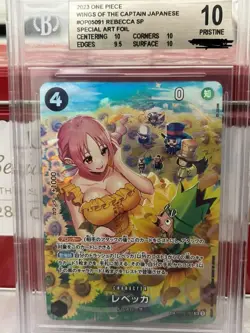 One Piece Rebecca SP OP05-091 Wings of The Captain Japanese BECKETT 10 - Image 1