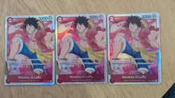 Monkey.D.Luffy (024) OP01-024 One Piece Romance Dawn Super Rare Near Mint - Image 3