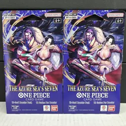 One Piece TCG: The Azure Sea's Seven Lot Of ×2 Sleeved Boosters OP-14 English 🔥 - Image 1