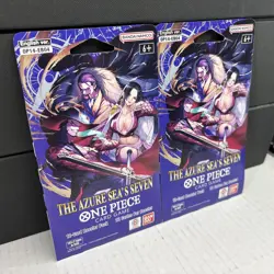 One Piece TCG: The Azure Sea's Seven Lot Of ×2 Sleeved Boosters OP-14 English 🔥 - Image 3