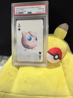 1998 Pokemon Stadium Yellow Version Playing Cards Jigglypuff PSA 10 - Image 3