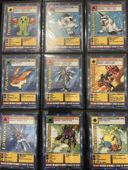 106 Vintage Digimon Cards From ST/BO Sets With 1st Editions, Holos, and Megas - Image 3