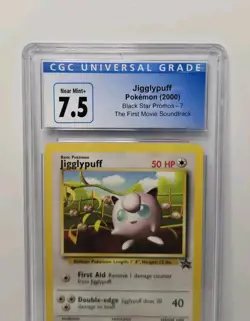 CGC 7.5 2000 Black Star Promo Jigglypuff 7 Non-HOLO Pokemon Card - Image 3