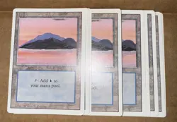 Mtg Revised Island (C) - SET OF 10 NEAR MINT CARDS - Image 1