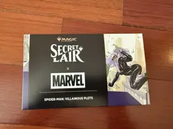 MTG Secret Lair Marvel's Spider-Man Villainous Plots Non-Foil New/Sealed - Image 1