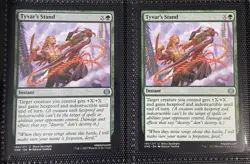 Tyvar’s Stand Magic The Gathering Pair (2) LP-NM Condition Mtg - Image 1
