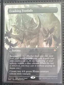 Crashing Footfalls (Borderless) Special Guests Regular Mtg Magic The Gathering - Image 1