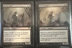 Blood Artist Avacyn Restored Regular Pair Of Two (2) Mtg Magic The Gathering - Image 1
