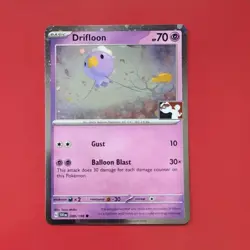 Pokemon TCG Drifloon Prize Pack Series 4 stamped Holo - Image 1