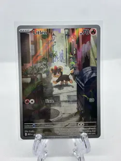 Pokemon TCG Litleo #139/132 Illustration Rare Mega Evolutions NM - Image 1