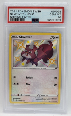 2021 Pokemon Shining Fates Shiny Holo Rare SV099 - PSA GEM MINT 10 - SKWOVET - Image 1