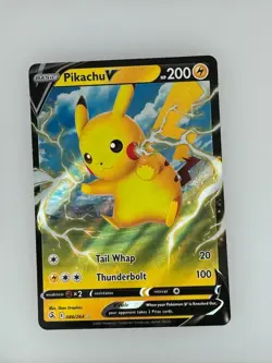 2021 Pokemon Fusion Strike Pikachu V 086/264 NM - Image 1