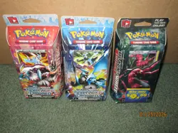 Pokemon Black & White Toxic Tricks, Ice Shock, Cold Fire theme decks Sealed NIB - Image 1