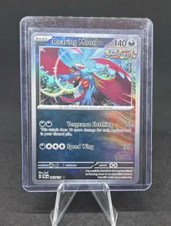Roaring Moon 65/131 (Master Ball Pattern) Prismatic Evolutions Pokemon TCG NM - Image 1