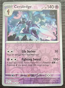 Ceruledge 098/193 Pokemon TCG Scarlet Violet Paldea Evolved Reverse Holo MINT NM - Image 1