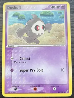 Duskull 51/100 Pokemon TCG EX Crystal Guardians Common Lightly Played LP - Image 1
