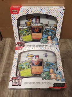 Pokemon TCG Scarlet Violet 151 Poster Collection Box New and Sealed 2 Boxes - Image 2