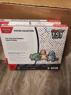 Pokemon TCG Scarlet Violet 151 Poster Collection Box New and Sealed 2 Boxes - Image 3