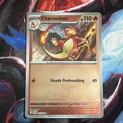 Pokemon TCG Mega Evolution Phantasmal Flames Charmeleon 012/094 Reverse Holo NM - Image 1