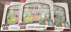 Lot of (3) Pokemon Scarlet & Violet “151” Sealed Poster Boxes - Free Shipping - Image 1