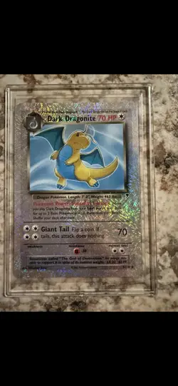 Pokemon TCG Dark Dragonite Reverse Holo Rare Legendary Collection 5/110 - Image 1