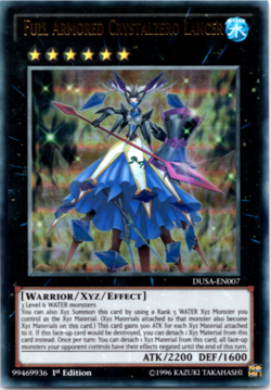 Full Armored Crystalzero Lancer DUSA-EN007 Ultra Rare 1st Edition - Yugioh - Image 1