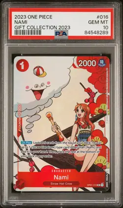 Nami (Gift Collection 2023) OP01-016 One Piece Promo Card - PSA 10 - Image 1