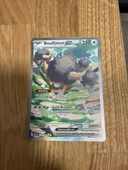 Pokemon Bouffalant EX White Flare Special Illustration Rare TCG Card 170/086 - Image 4