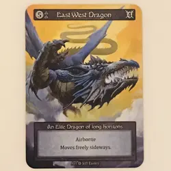 ALPHA / KICKSTARTER ELITE EAST-WEST DRAGON SORCERY CONTESTED REALM CARD - Image 1