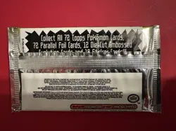 Topps Pokemon THE FIRST MOVIE Booster Pack 9 Cards Foil Black Logo New & Sealed - Image 4